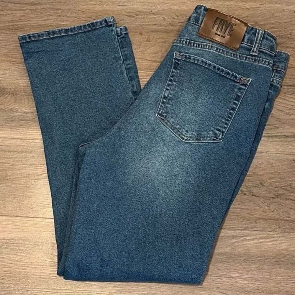 Frye Jeans Womens 8/29 Medium Wash Ankle High Rise GUC